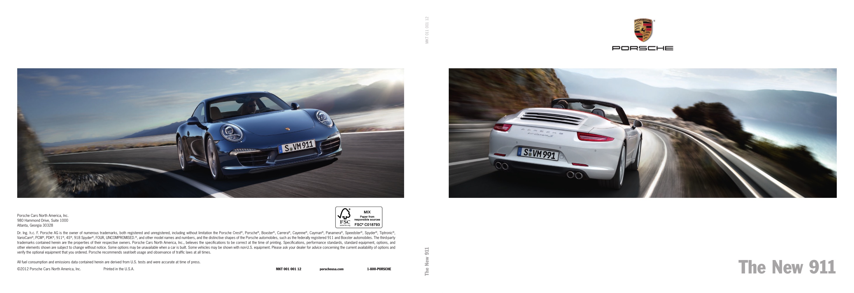 2012 Porsche 911 991 Brochure Page 21